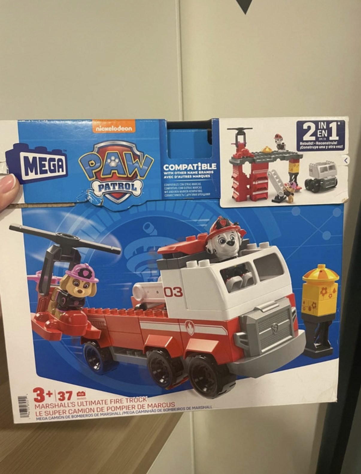 Paw patrol konstruktorius 2in1