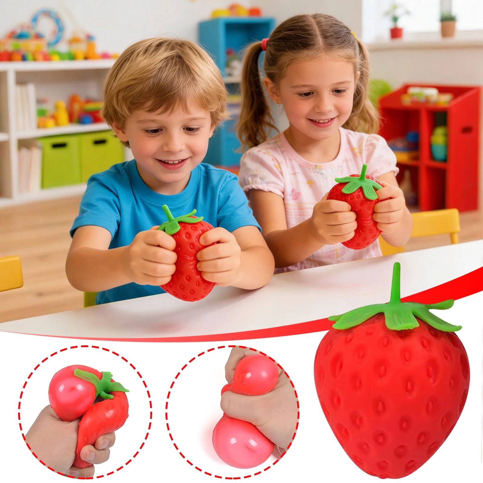 Antistresinis squishy minkomas žaislas BRAŠKĖ