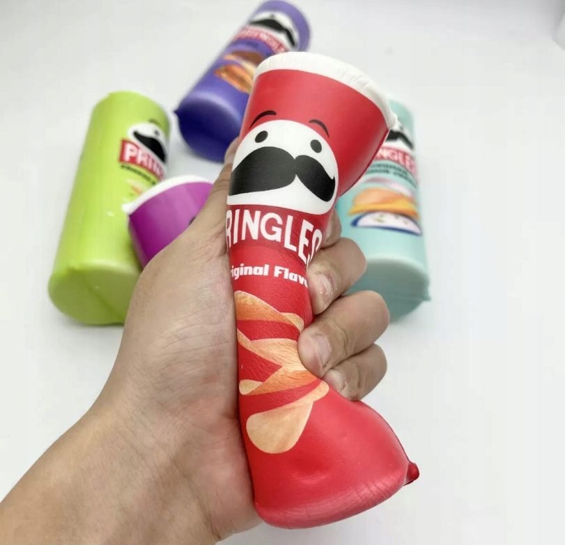 Squishy pringles minkomas žaislas